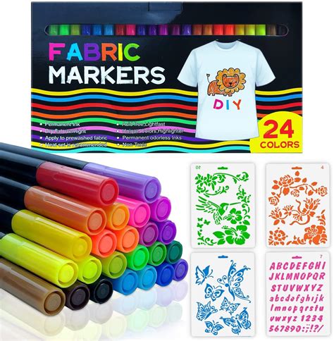 dark metallic fabric marker|permanent washable fabric markers.